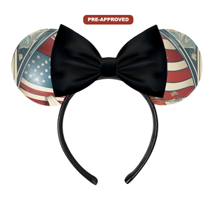 Diadema Negra Pintable con Diseño de Bandera, Accesorio para el Cabello para Niños y Niñas, Manualidades de Dibujo DIY para Fiestas de Cumpleaños - Product Image 1