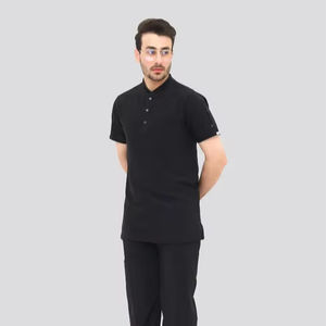Ensemble de vêtements de travail pour infirmiers, hommes et femmes, extensible dans 4 directions, uniforme médical, coupe athlétique, respirant, vêtements de travail pour hôpital - Product Image 1