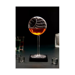 Fournisseur en gros de verres à vin en verre luxueux, capacité écologique, de qualité supérieure, élégant, design de marque, prix d'usine indien - Product Image 2