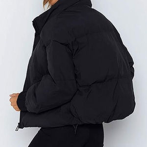 Vestes matelassées ajustées pour femmes de haute qualité, col montant tendance avec fonction respirante en tricot, prix abordable, respirantes - Product Image 3