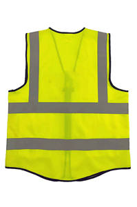 2025 último Chaleco de seguridad con logotipo personalizado chaqueta de seguridad de construcción blanca personalizada con bolsillos ropa de bolsillo de trabajo - Product Image 2