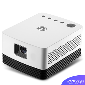 Projecteur <span class=keywords><strong>de</strong></span> haute <span class=keywords><strong>qualité</strong></span> alimenté par batterie, 1000 lumens ANSI, mini projecteur portable 4K pour une utilisation en extérieur et en camping - Product Image 4