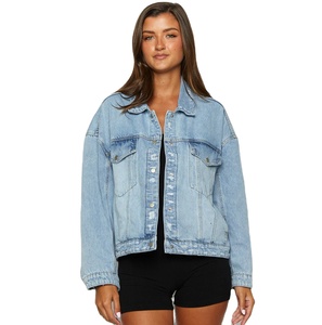 Unisex Customized <b>Thin</b> Vintage Denim <b>Jacket</b> Breathable Women's Fashion for Winter with OEM Design - Product Image 1