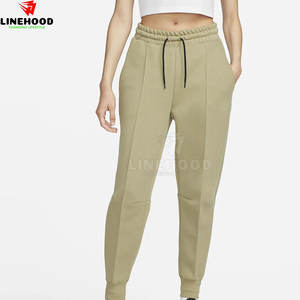 Pantalones de lona de invierno de algodón 100% de calidad premium para mujer, cómodos pantalones de cintura media - Product Image 1