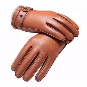 Guantes de Conducción de Cuero Cómodos Diseñados para un Agarre Seguro, Mayor Flexibilidad de la Mano y Apariencia Elegante, Perfectos para Conducir - Product Image 1
