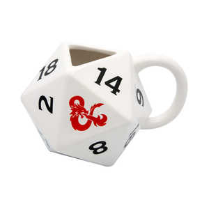 Vaso para Dados D20 con Diseño Novedoso de Dungeons & Dragons en 3D para Fiestas - Product Image 1