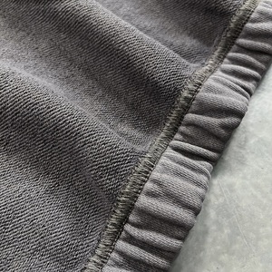 เสื้อฮู้ดแบบซิปรูดไซส์ใหญ่พิเศษสำหรับผู้ชายและผู้หญิงเสื้อฟรังซ์เทอร์รี่ไซส์ใหญ่พิเศษ320กรัมสไตล์วินเทจ - Product Image 4