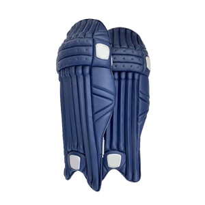 Protège-tibias de cricket bleus professionnels de haute qualité, personnalisables avec logo, couleur et taille sur mesure, équipement de protection pour équipes sportives - Product Image 1
