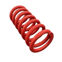 Peredam kejut mobil Sumo Springs penuh warna kustom suspensi 75B, bahan 85B per koil penurun
