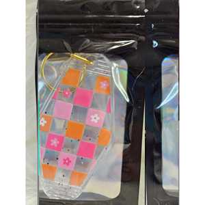 Porte-clés en verre A25pen Motel 9, porte-clés durable et élégant pour l'organisation et la commodité - Product Image 1