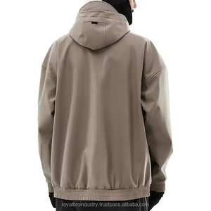 Chaqueta de Esquí y Snowboard para Hombre, Estilo Y2K, Personalizable, Bordada, Lisa, de Tejido Softshell, Impermeable, Cortavientos, con Capucha - Product Image 2