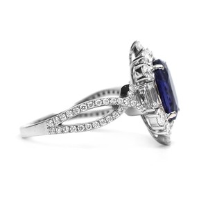 Vvs clarity original diamant forme de fleur bague de fiançailles 14k or blanc VVS moissanite marquise coupe bague en diamant pour les femmes - Product Image 5