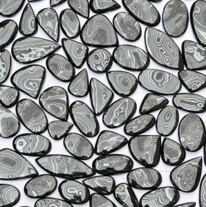 พลอยสังเคราะห์สีเงินธรรมชาติอัญมณีทรงหลวมมีรูปร่างและขนาดที่หลากหลายสำหรับการทำเครื่องประดับ - Product Image 3