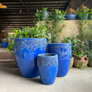 Maceta de Cerámica Antigua Personalizada para Jardín, Grande, para Exteriores, con Acabado Esmaltado, Orificio de Drenaje, Ecológica y Duradera - Product Image 3