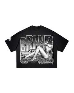 100% coton peigné t-shirt DTF impression t-shirt unisexe coupe classique coton T-Shirt surdimensionné Streetwear graphique T-Shirt - Product Image 3