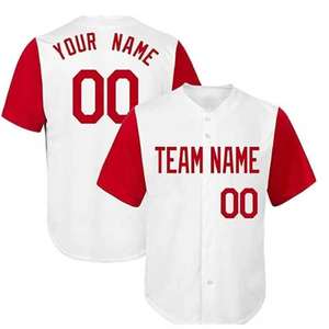 Sublimación de color azul, uniforme de béisbol y softbol, fabricante de camisetas de béisbol para jóvenes, secado rápido - Product Image 5