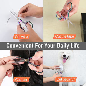 กรรไกรปักผ้า ใบมีดคมทนทาน พร้อมเคลือบไทเทเนียมสีรุ้ง - Product Image 5