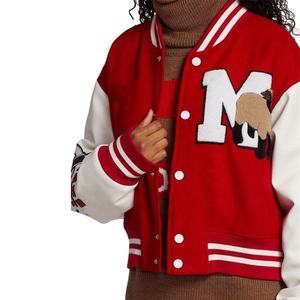 แจ็กเก็ตผ้าสักหลาดขนสัตว์สำหรับผู้หญิงแจ็กเก็ตผ้าแคนวาสดีไซน์ปกติปักด้วยกำมะหยี่แห้งเร็วสำหรับฤดูหนาว - Product Image 1