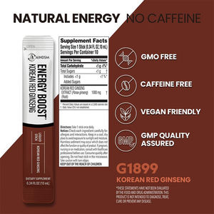 <b>Best</b> Seller Vegan Panax Ginseng Liquid Drops Red Ginseng Extract Adults Healthy Energy Oral Drink Immune Support Customizable - Product Image 2