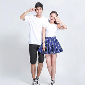 Camiseta de manga corta barata de algodón y poliéster para hombre, Camiseta lisa con logotipo personalizado impreso, camiseta DIY para hombre - Product Image 3