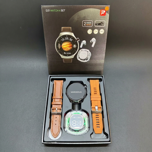 Montre connectée Doulit Wear D21 4-en-1 avec écouteurs, écran tactile IPS, moniteur de fréquence cardiaque Bluetooth, montre de sport unisexe - Product Image 4