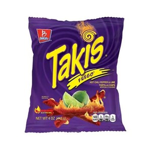 Chips Takis Crunchy Spicy de qualité supérieure, goût délicieux, collation idéale pour un usage quotidien et pour les partages en soirée - Product Image 4