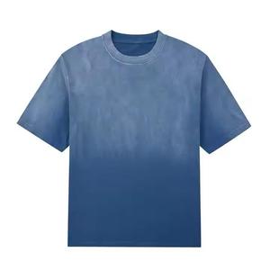 Acid Wash Oversized T Shirt 100% Cotton Vintage Washed Tee Blank Streetwear O Neck Short Sleeve for Men Acid Washed Shirts - Product Image 5
