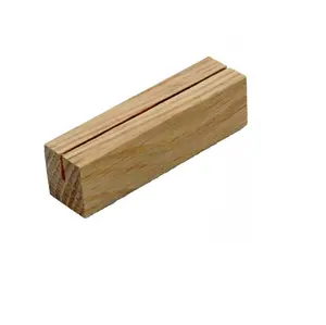 Natural wood business card holder case metal Note box solid wood card holder for at best price natural craft