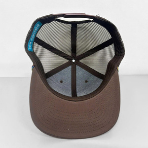 Sombreros de camionero marrones Sombreros de pesca personalizados Parche con logotipo OEM Gorras de camionero de alta calidad al por mayor por Vietnam Headwear - Product Image 5