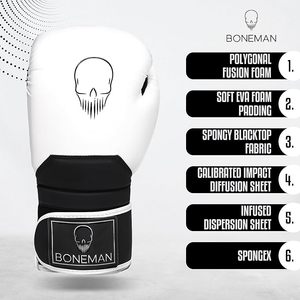 Guantes de Boxeo Profesionales para Entrenamiento, Diseño Personalizado, Guantes de Boxeo de PU, Guantes de Boxeo de Cuero Económicos - Product Image 2