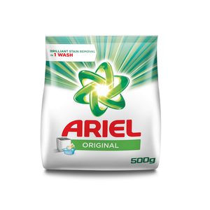 Ariel Original Detergent Powder 500g – Deep <b>Clean</b> Formula for Bright and Fresh <b>Clothes</b> - Product Image 1