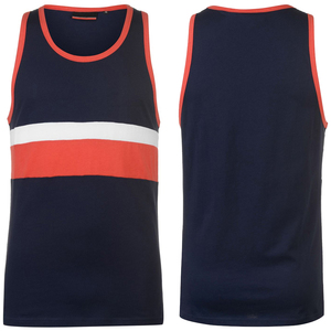 Polyester/Cotton Blend 140 GSM Custom Logo Sleeveless <b>Tank</b> <b>Tops</b> <b>Men</b> Eco-Friendly Breathable Quick Dry Sporty Fitness Gym Wear - Product Image 3