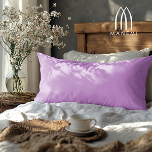 Lot de 2 taies d'oreiller rectangulaires unies avec fermeture éclair, 100 % polyester respirant et doux pour la maison et la chambre - Product Image 4