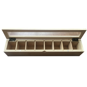 กล่องไม้ที่มีกุญแจล็อคเครื่องประดับแฟชั่นการออกแบบใหม่ที่ทำด้วยมือ1/6ขนาดที่กำหนดเองกล่องของขวัญกล่องไม้สำหรับตกแต่งบ้านและการจัดเก็บ - Product Image 5