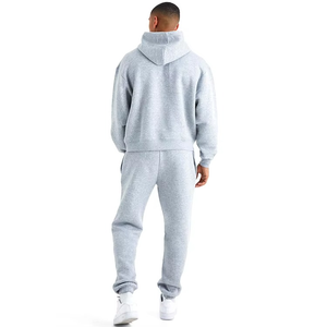 Custom Hoodies and <b>Sweatpants</b> 100% Cotton 500 GSM Tracksuit Oversized Mens Hoodies <b>Set</b> With High Quality - Product Image 4