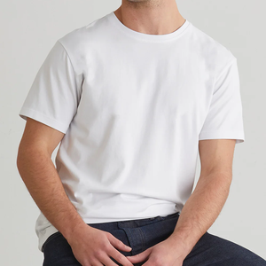Camiseta de Manga Corta para Hombre, Cómoda, Elegante, Moderna, de Algodón, Tela de Calidad de Exportación, Informal, para Uso Diario, Suave, Transpirable, a la Moda - Product Image 4