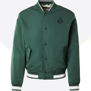 Blousons universitaires personnalisés au design optimal, en laine de haute qualité, avec corps en toile imperméable, style vintage, col montant et capuche, collection 2026 - Product Image 1