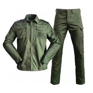 Ensemble uniforme de camouflage respirant pour la chasse et la randonnée, chemises et pantalons en tissu tricoté - Product Image 3