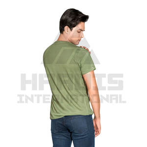 High Quality Breathable Cotton T-<b>Shirts</b> Slim Fit Custom Neck T <b>Shirt</b> for <b>Men</b> Solid Color Cotton Made t <b>Shirt</b> <b>Men</b> - Product Image 3