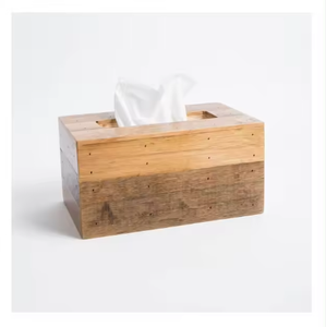 Boîte à mouchoirs en bois faite à la main Conteneur à mouchoirs Porte-papier Distributeur de mouchoirs Produit le plus vendu - Product Image 1