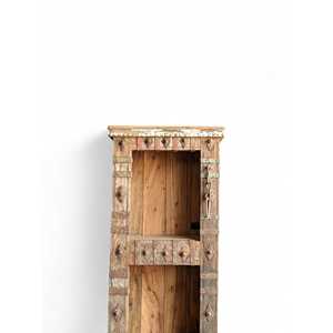 <b>Rustic</b> Wooden <b>Bookshelf</b> for Home Office Living Room Bedroom School Hotel with Durable Metal Cabinet Design - Product Image 6