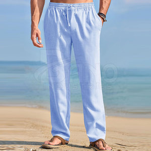 Pantalones Casuales de Lona para Hombre, Diseño con Logotipo Personalizado, Corte Recto, Tiro Medio, Alta Calidad, Más Vendidos - Product Image 2