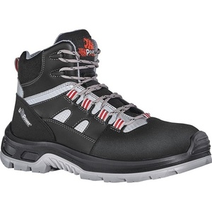 Bottes de sécurité Cross S3S FO SR EN ISO 20345:2022 Taille 40 W.11 Noir/Gris/Rouge pour le fitness - Product Image 1