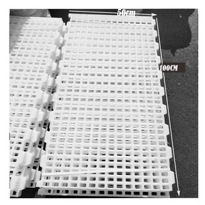 Pavimentazione in Plastica per Pollai 100*50 cm, Pavimento a Griglia ad Alta Resistenza per Allevamenti di Polli/Anatre/Oche - Product Image 3