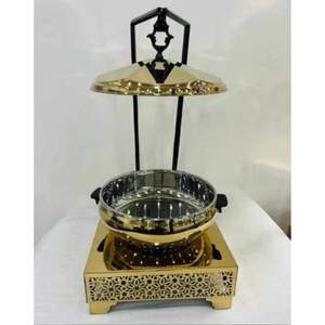 Suministros para Restaurantes y Hoteles, Recipientes para Calentar Comida Tipo Buffet de Acero Inoxidable Plateado, Ecológicos, Tamaño Personalizado, Se Acepta Tayyab - Product Image 2