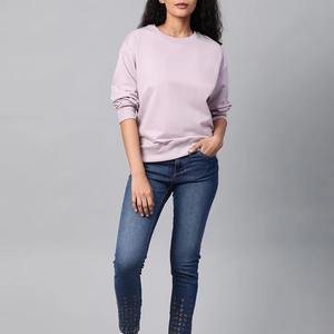 Sudadera de Moda Urbana para Mujer, Nueva, Lisa, de Corte Regular, Color Liso, Superventas - Product Image 4