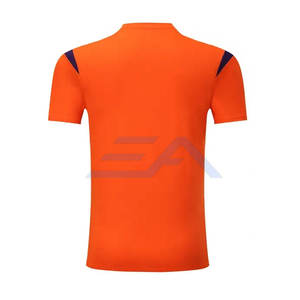 Uniforme de Tenis Profesional para Hombre, Cómodo, Transpirable, de Manga Corta, 100% Poliéster, Ecológico, de Secado Rápido, Personalizable - Product Image 5