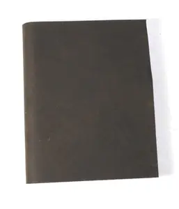 高品質の本物のヴィンテージ手作りリサイクル綿紙ノートブック日記アンティーク探しブラックカラーレザージャーナル