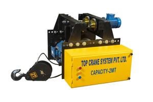 Palan électrique robuste de 2 tonnes à câble métallique pour équipement de levage de grue industrielle, idéal pour les ateliers d'usines et l'approvisionnement en vrac - Product Image 3