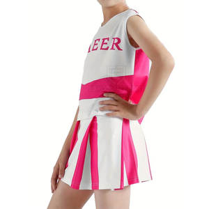Tenues d'équipe pour femmes adultes, ensembles d'uniformes de cheerleading, design personnalisé, légères, performance, 100% polyester, haute qualité - Product Image 4